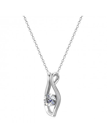 Moissanite Diamond La Larme Pendant