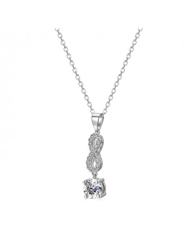 Moissanite Diamond L' Infini Pendant