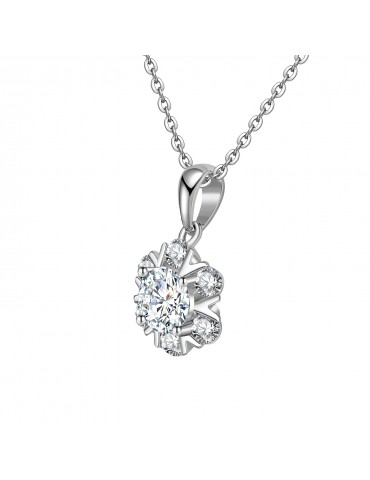 Moissanite Diamond Mon Fleur Pendant