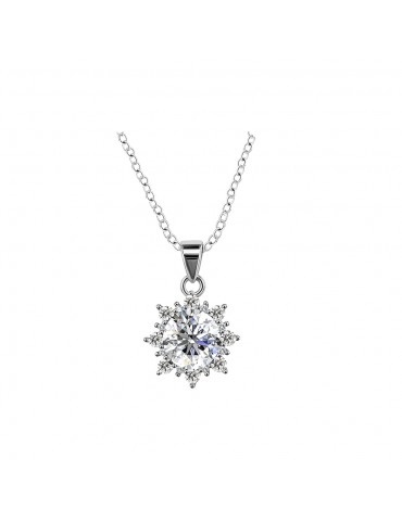 Moissanite Diamond Tournesol Pendant