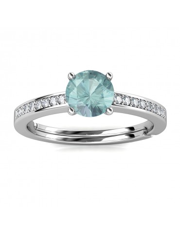 Moissanite Diamond Le Reine Ring