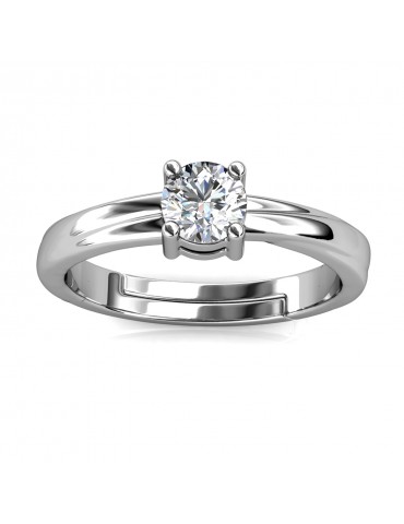 Moissanite Diamond Simplicité Ring