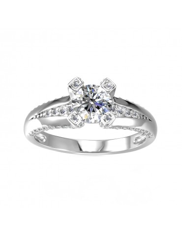 Moissanite Diamond La Auriane Ring