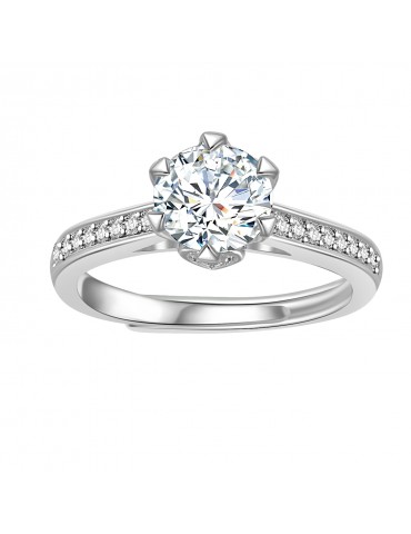 Moissanite Diamond Édelie Ring