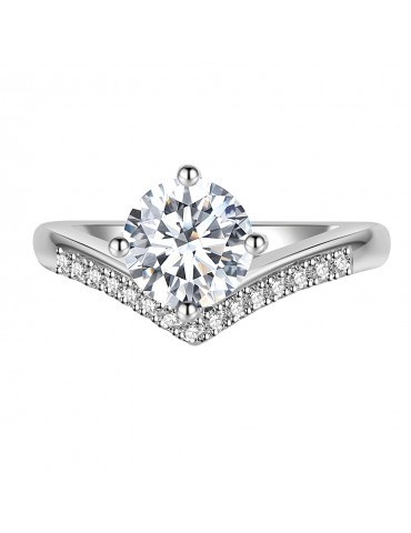 Moissanite Diamond Le Jeanne Ring