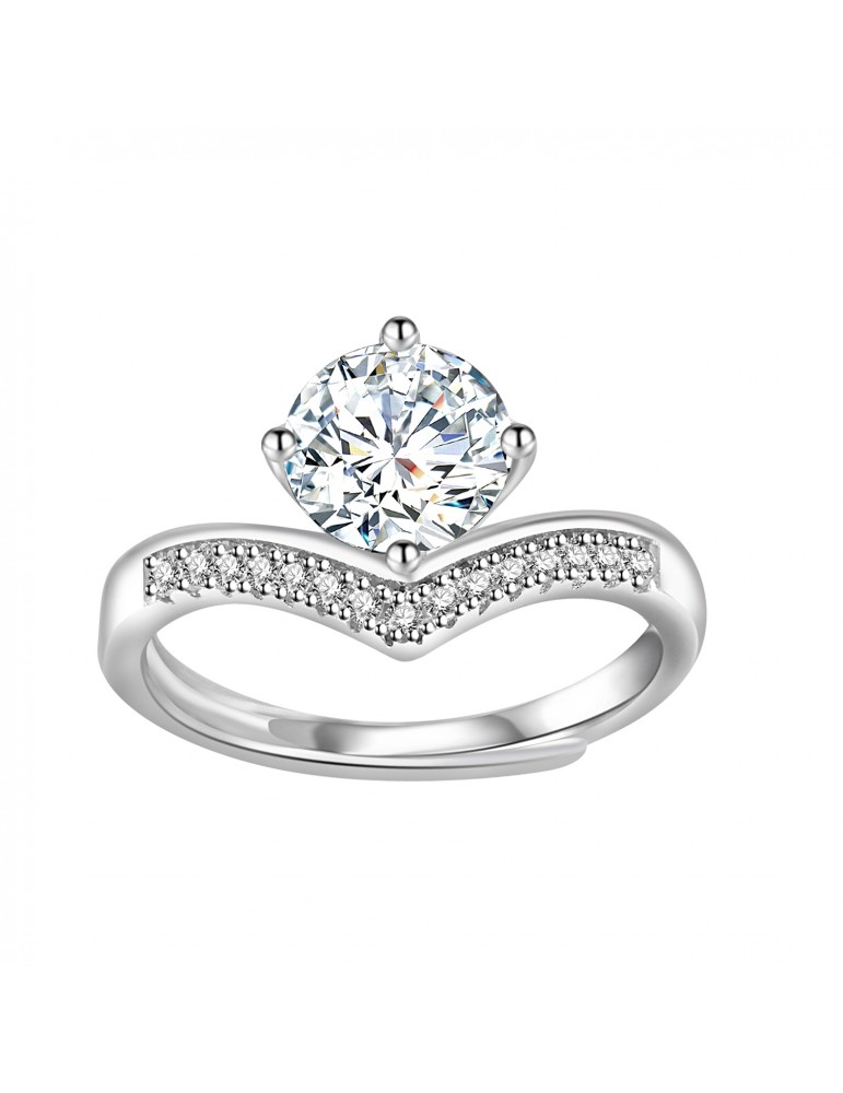 Moissanite Diamond Le Jeanne Ring