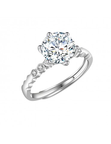 Moissanite Diamond La Margot Ring