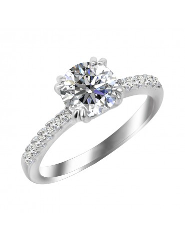 Moissanite Diamond Audrey Ring