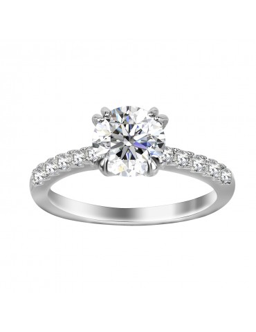 Moissanite Diamond Audrey Ring