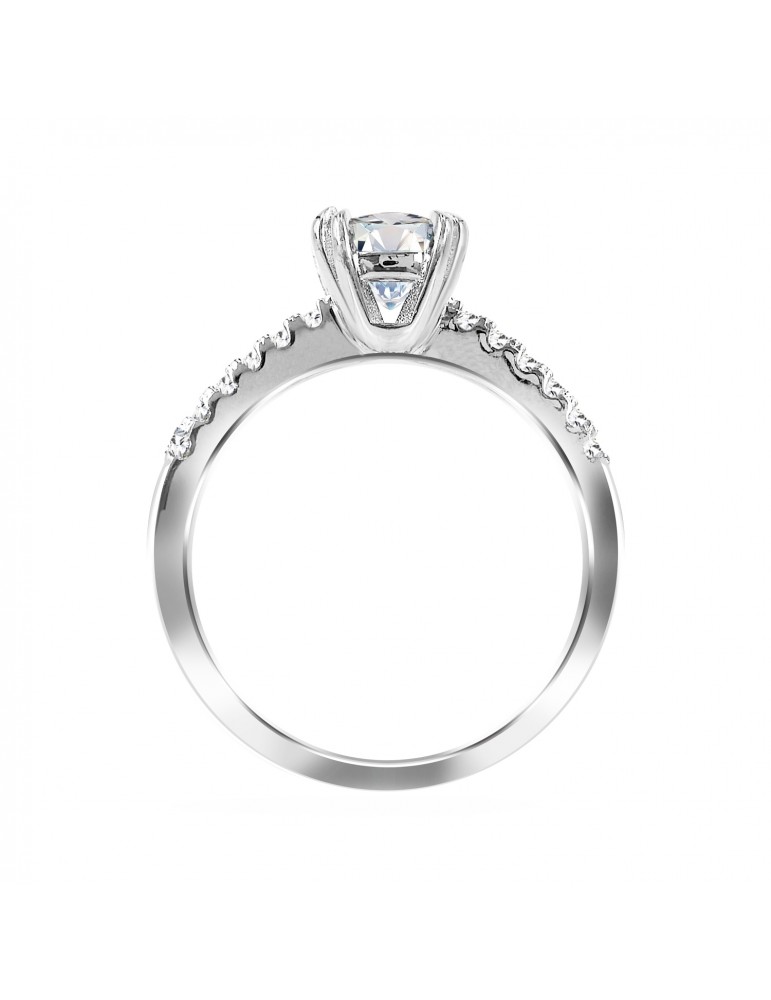 Moissanite Diamond Audrey Ring