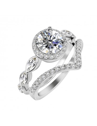 Moissanite Diamond Le Mona Ring