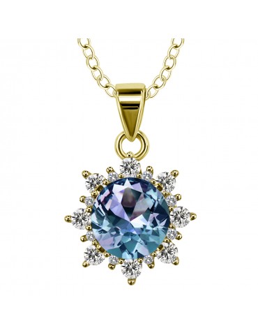 Flora Alexandrite Pendant